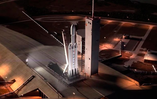 Політ найпотужнішої ракети Falcon Heavy
