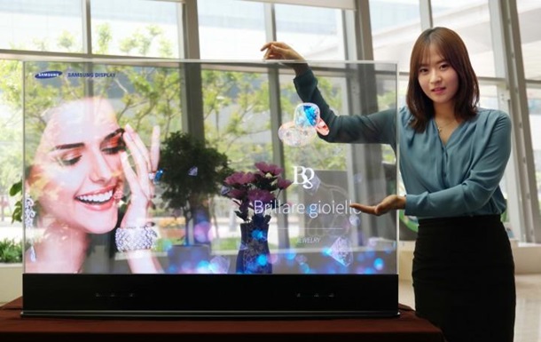 Samsung представила інноваційні прозорі і дзеркальні дисплеї