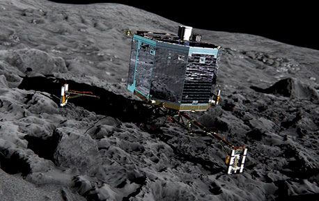 Висадка апарату Philae на поверхню комети Чурюмова-Герасименко Висадка апарату Philae на поверхню комети Чурюмова-Герасименко