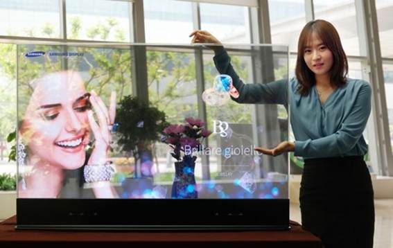 Samsung представила інноваційні прозорі і дзеркальні дисплеї